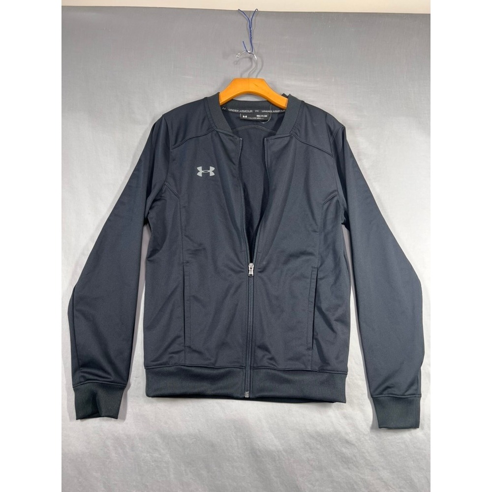Under Armour Mens Black Full Zip Track Jacket Small NWT